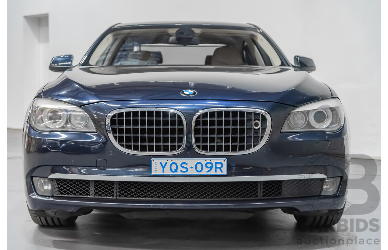 6/2009 BMW 740i F01 4d Sedan Blue 3.0L Turbo
