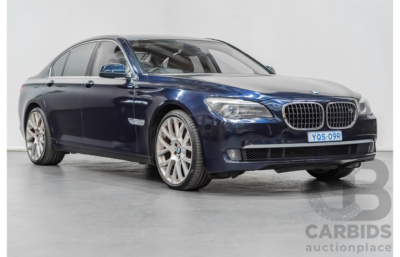 6/2009 BMW 740i F01 4d Sedan Blue 3.0L Turbo