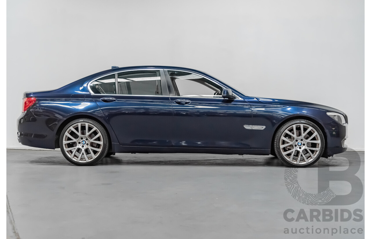 6/2009 BMW 740i F01 4d Sedan Blue 3.0L Turbo