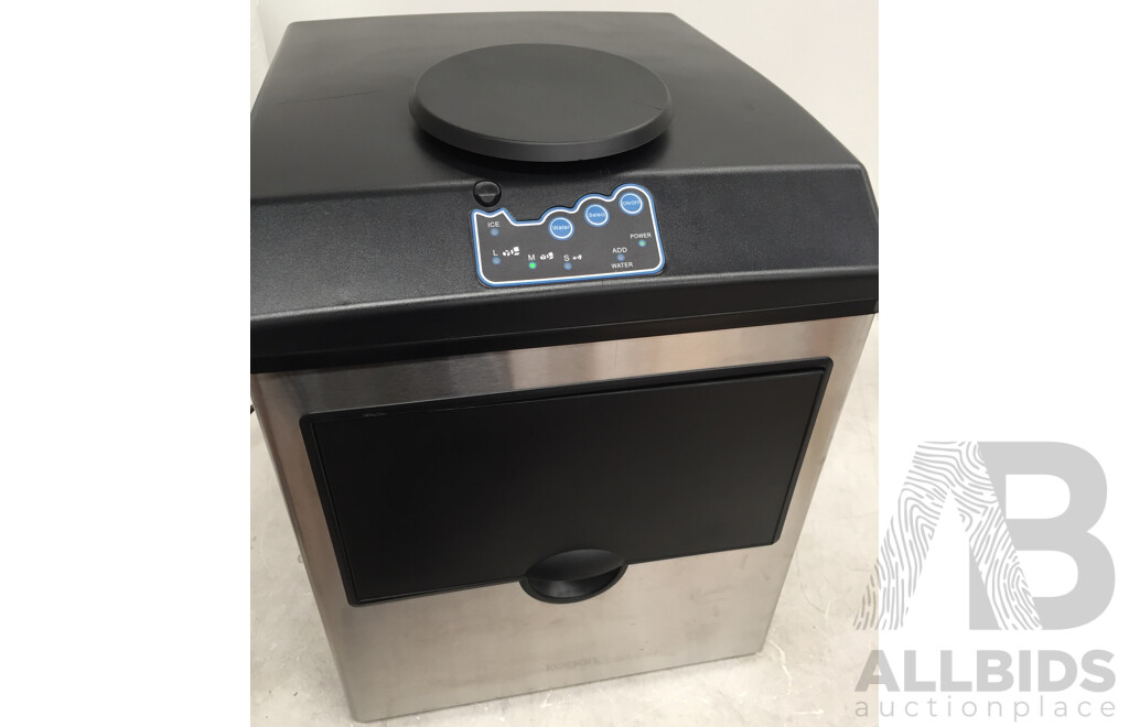 Kogan 2-in-1 Commercial Ice Cube Maker and Water Dispenser - ORP $279.00