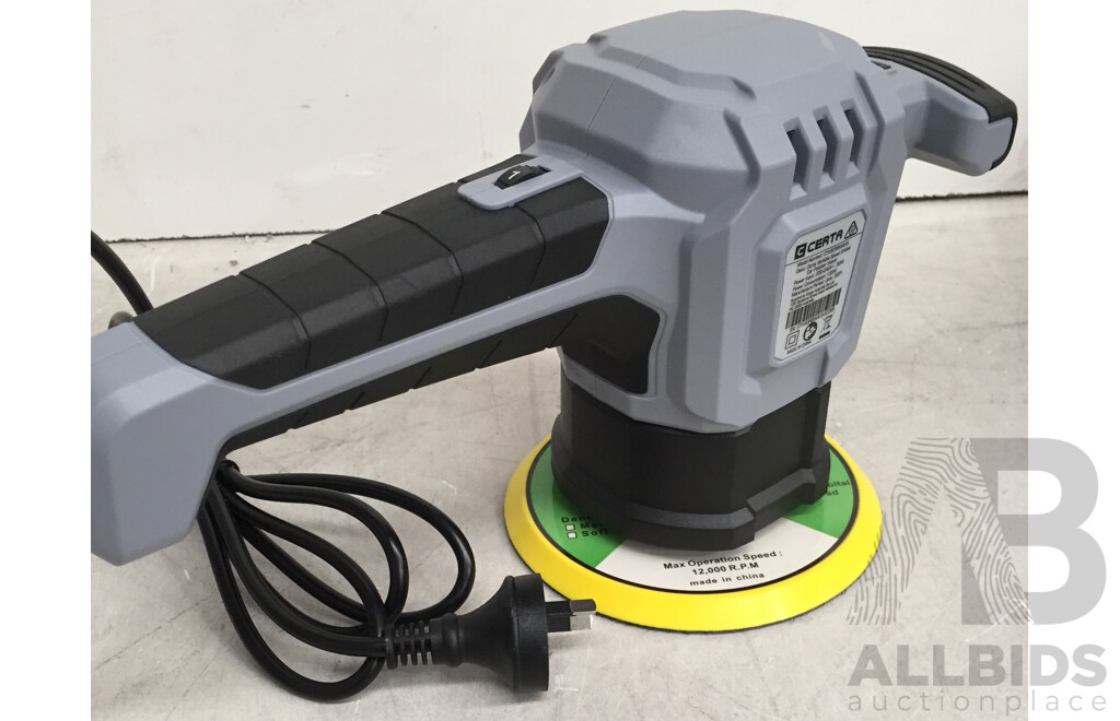 Certa Variable Speed Orbital Car Polisher Waxer