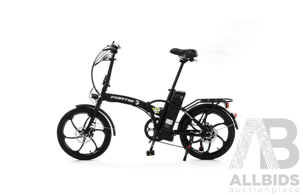 Fortis 20 Inch 37V 10Ah Foldable Electric Bike - ORP $499.99