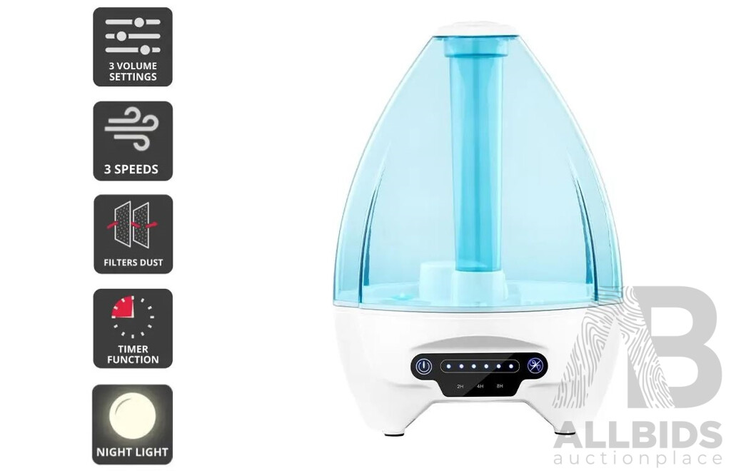 Kogan Cool Mist Humidifier and Kogan Cordless Deep Muscle Massage Gun - Lot of 2 - Total ORP $165.99