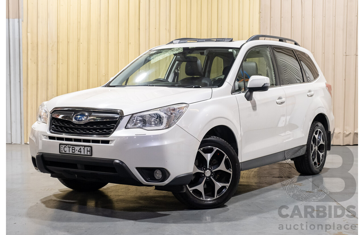 5/2014 Subaru Forester 2.5i-S MY14 4d Wagon White 2.5L