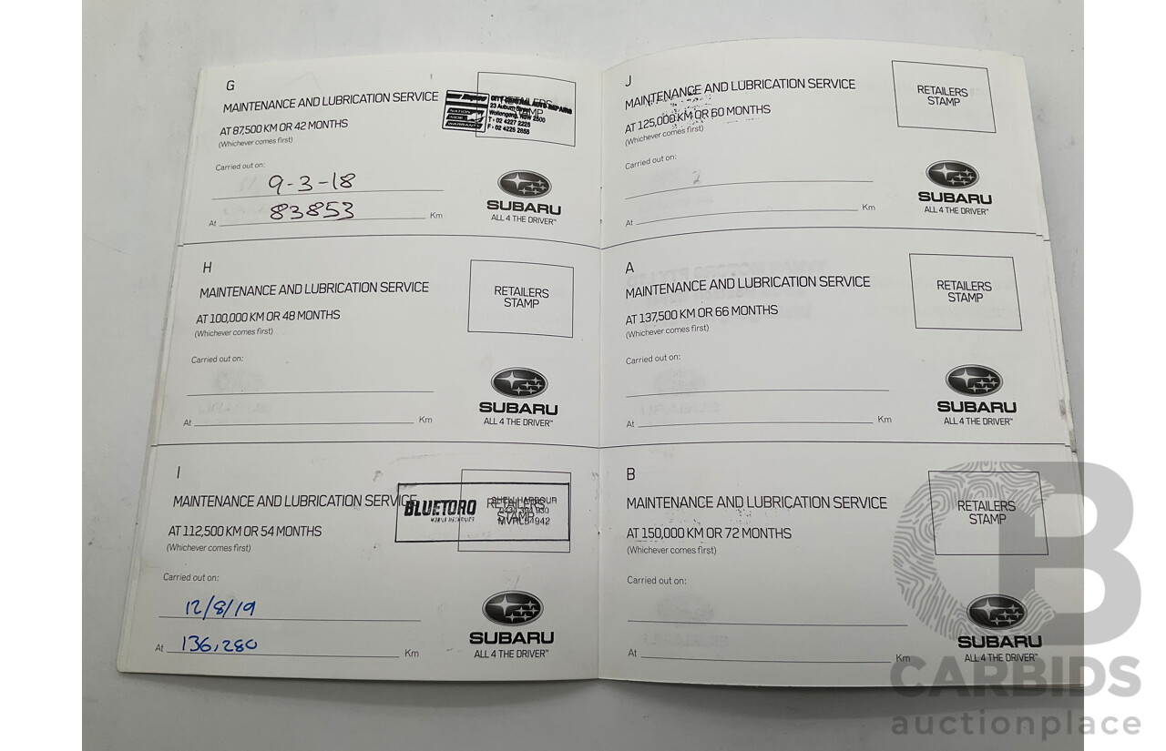 5/2014 Subaru Forester 2.5i-S MY14 4d Wagon White 2.5L