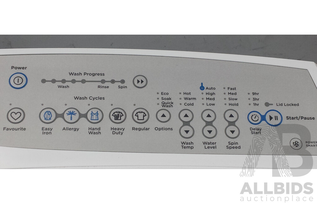 Fisher and Paykel Washsmart 8.0kg Top Loader Washing Machine