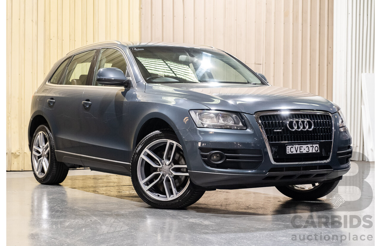 5/2010 Audi Q5 3.0 TDI Quattro 8R MY10 4d Wagon Meteor Grey Turbo Diesel V6 3.0L