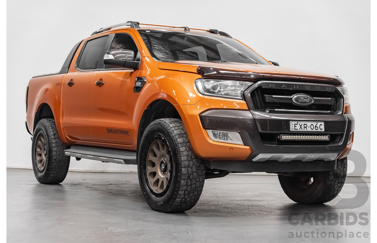 9/2015 Ford Ranger Wildtrak 3.2 (4x4) PX MKII Dual Cab P/up Orange 3.2L Turbo Diesel