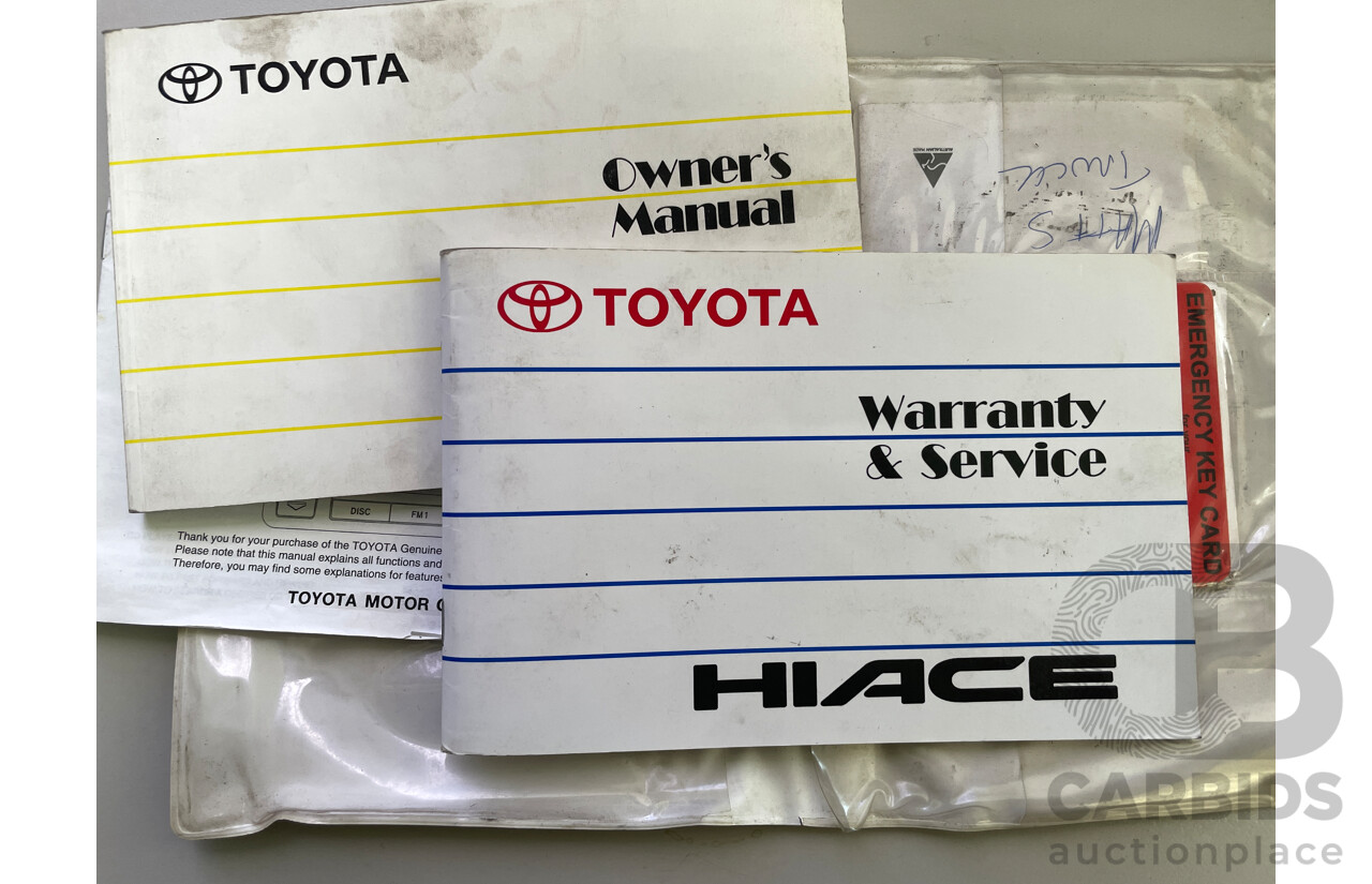 12/2006 Toyota Hiace LWB TRH201R MY07 4d Van White 2.7L
