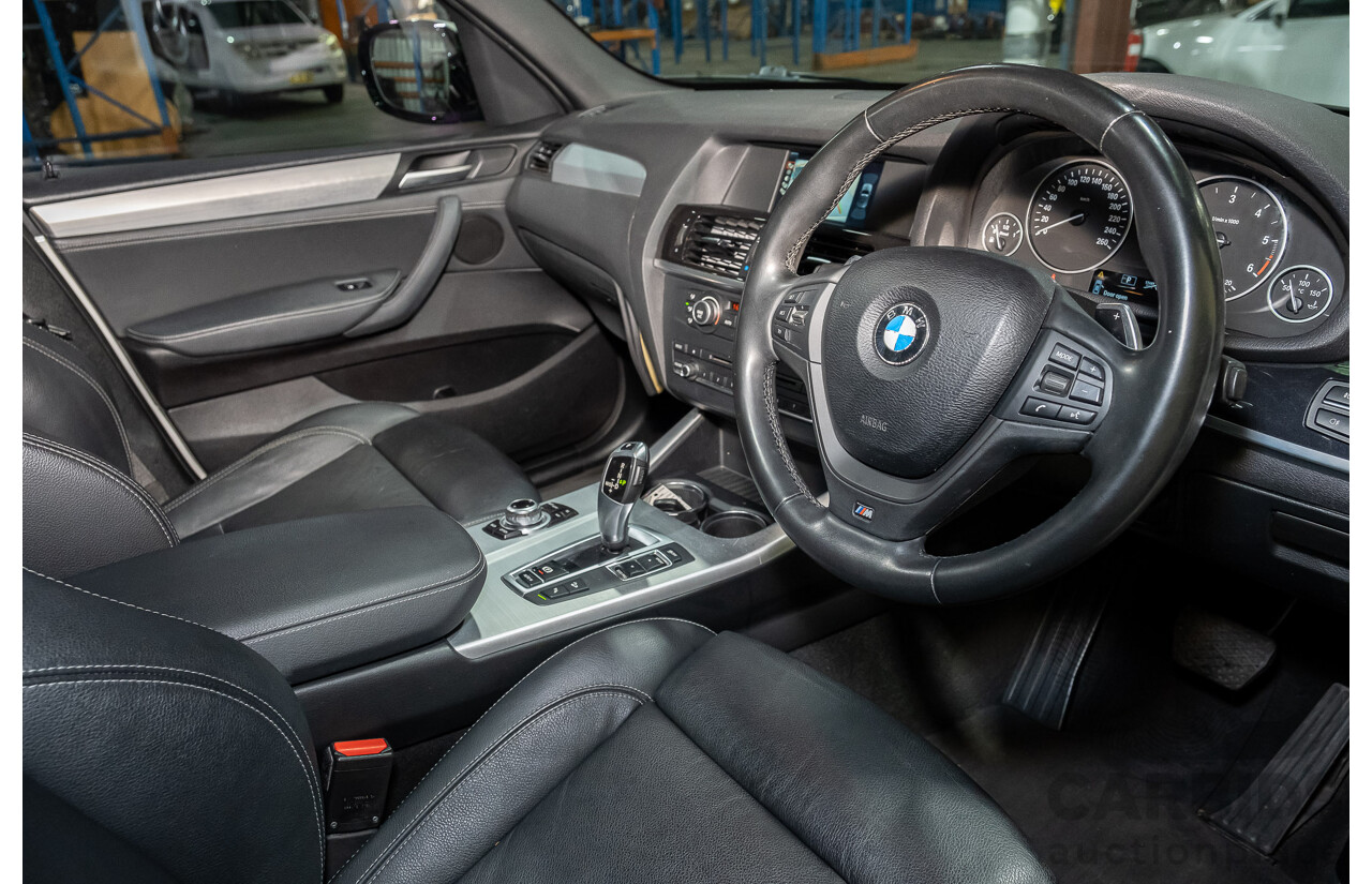 11/2013 BMW X3 X-drive 20d M-Sport F25 MY13 4d Wagon White Turbo Diesel 2.0L