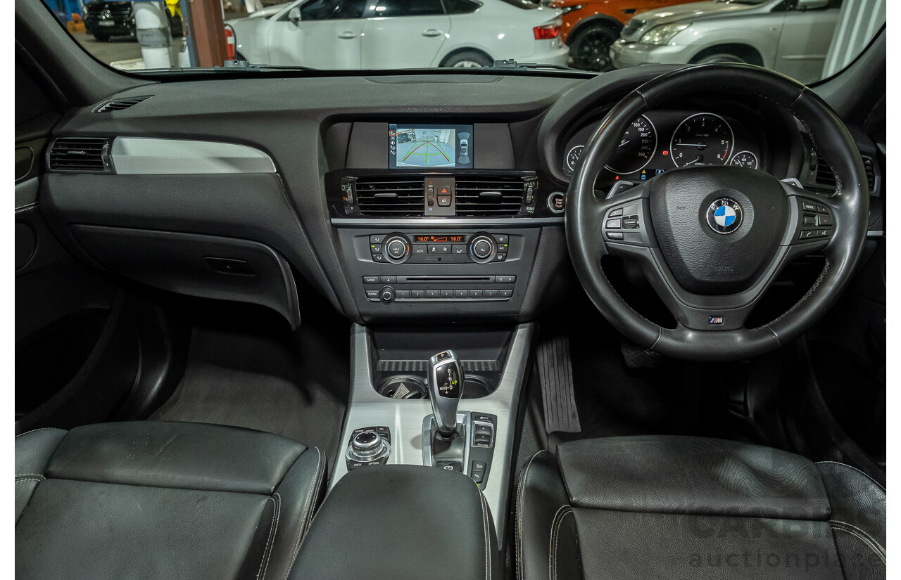 11/2013 BMW X3 X-drive 20d M-Sport F25 MY13 4d Wagon White Turbo Diesel 2.0L