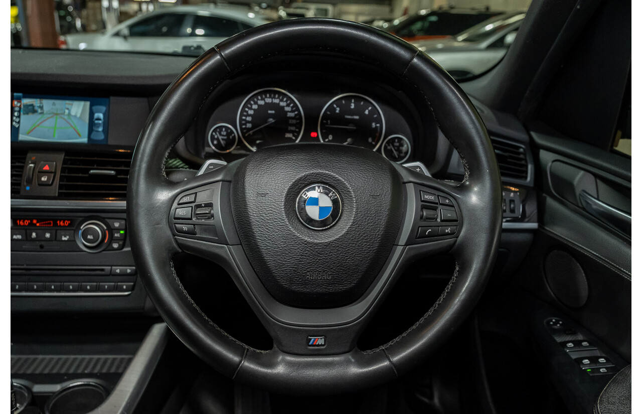 11/2013 BMW X3 X-drive 20d M-Sport F25 MY13 4d Wagon White Turbo Diesel 2.0L