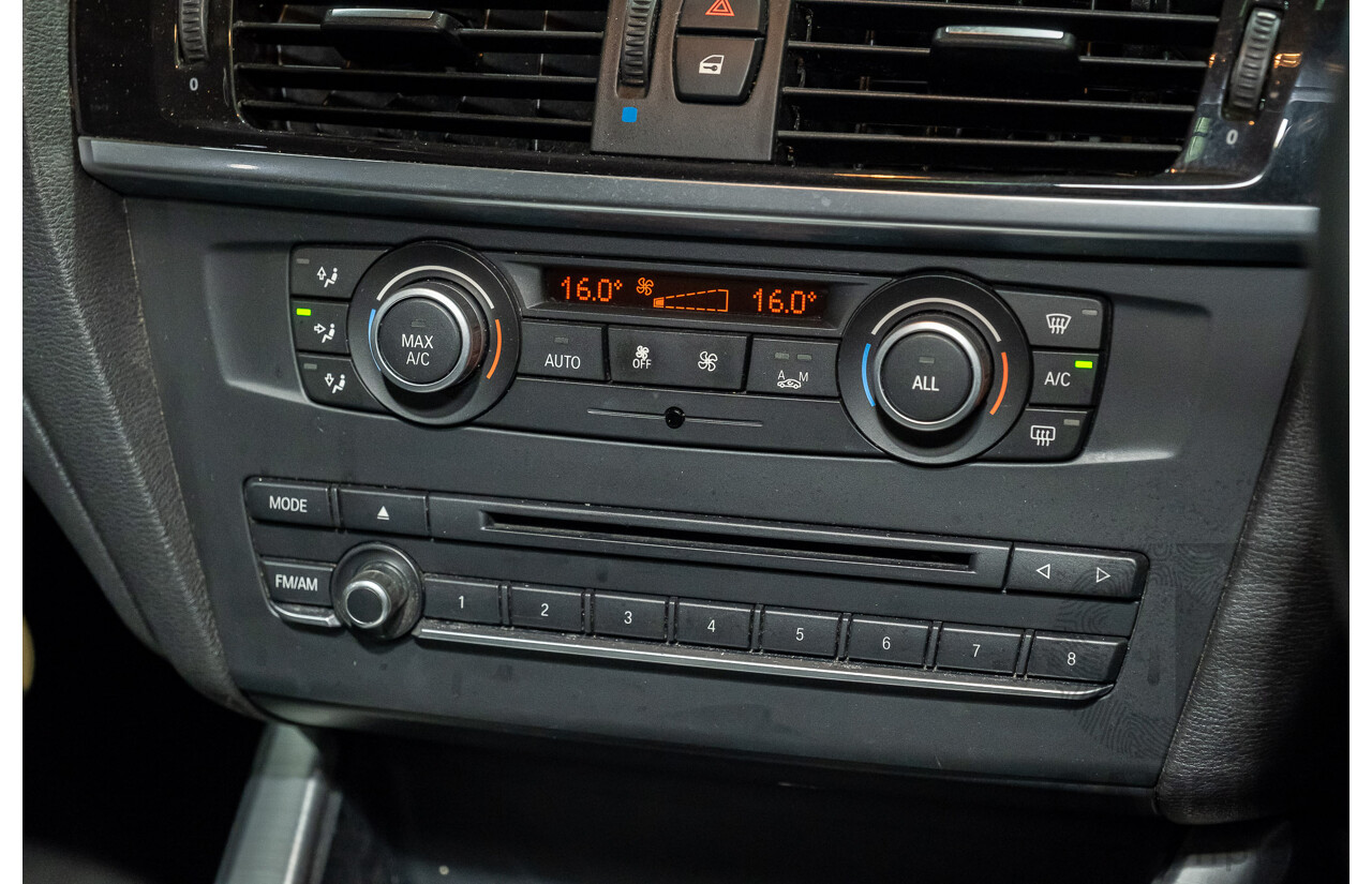 11/2013 BMW X3 X-drive 20d M-Sport F25 MY13 4d Wagon White Turbo Diesel 2.0L