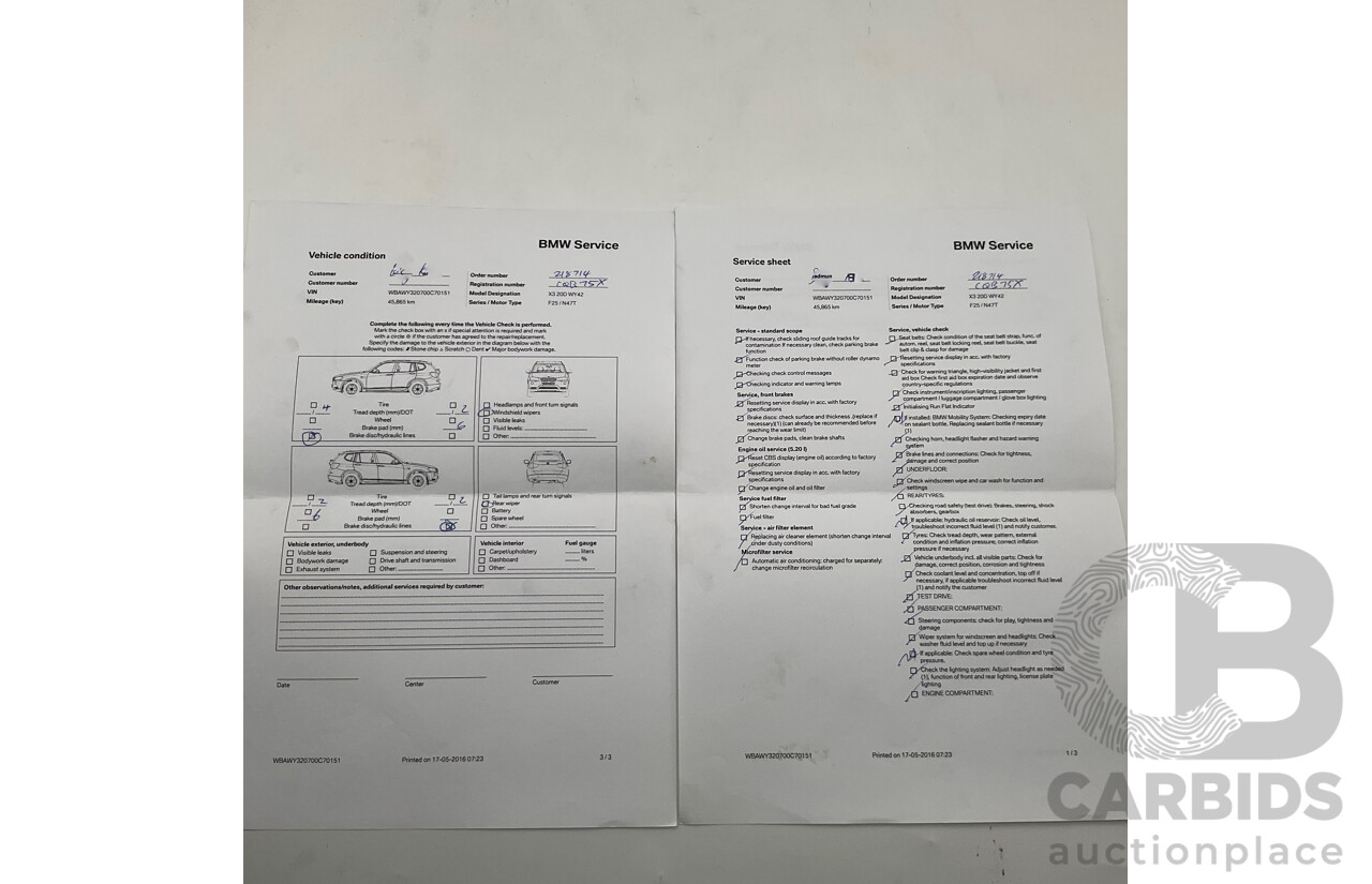 11/2013 BMW X3 X-drive 20d M-Sport F25 MY13 4d Wagon White Turbo Diesel 2.0L