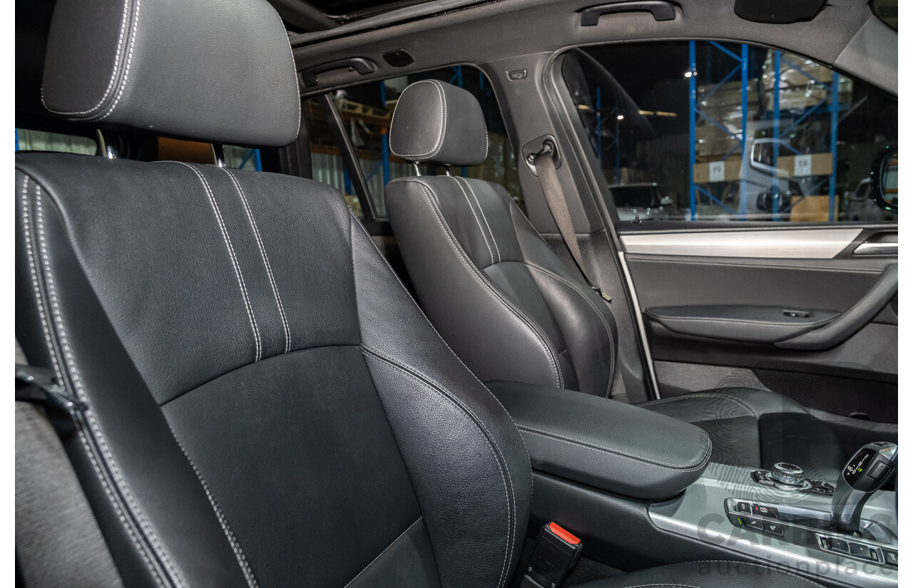 11/2013 BMW X3 X-drive 20d M-Sport F25 MY13 4d Wagon White Turbo Diesel 2.0L