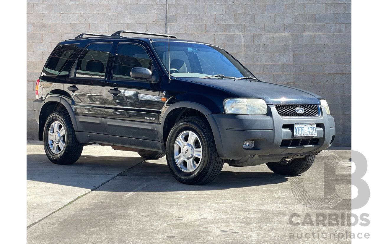 7/2002 Ford Escape XLT BA 4d Wagon Black 3.0L