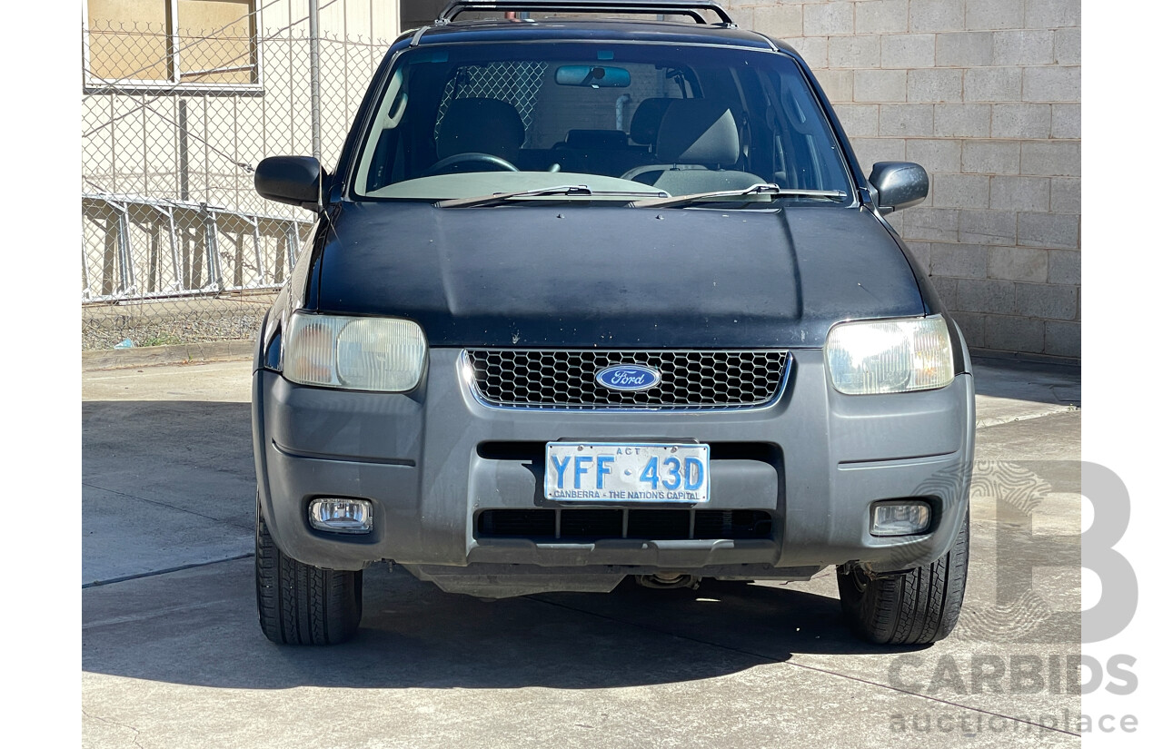 7/2002 Ford Escape XLT BA 4d Wagon Black 3.0L
