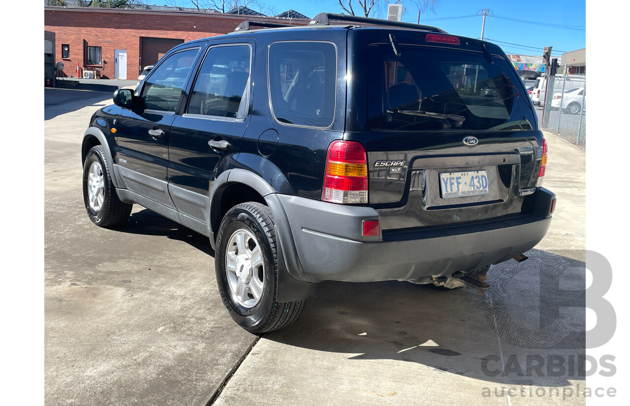 7/2002 Ford Escape XLT BA 4d Wagon Black 3.0L