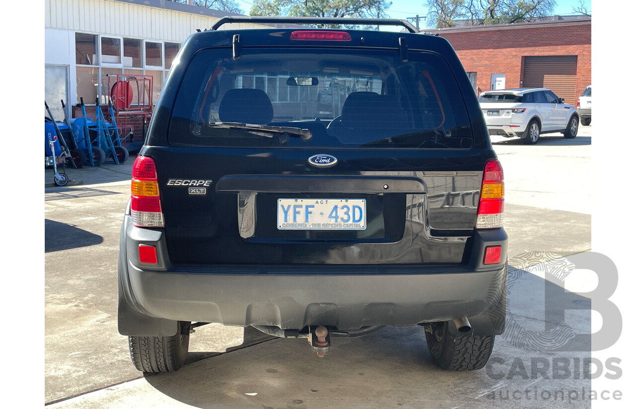7/2002 Ford Escape XLT BA 4d Wagon Black 3.0L