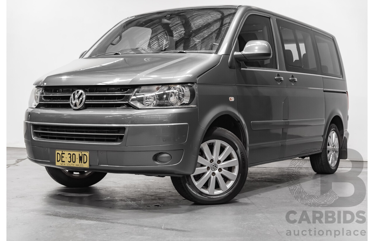 5/2010 Volkswagen Multivan 132 TDI Comfortline T5 MY10 4d Wagon Grey 2.0L Turbo Diesel