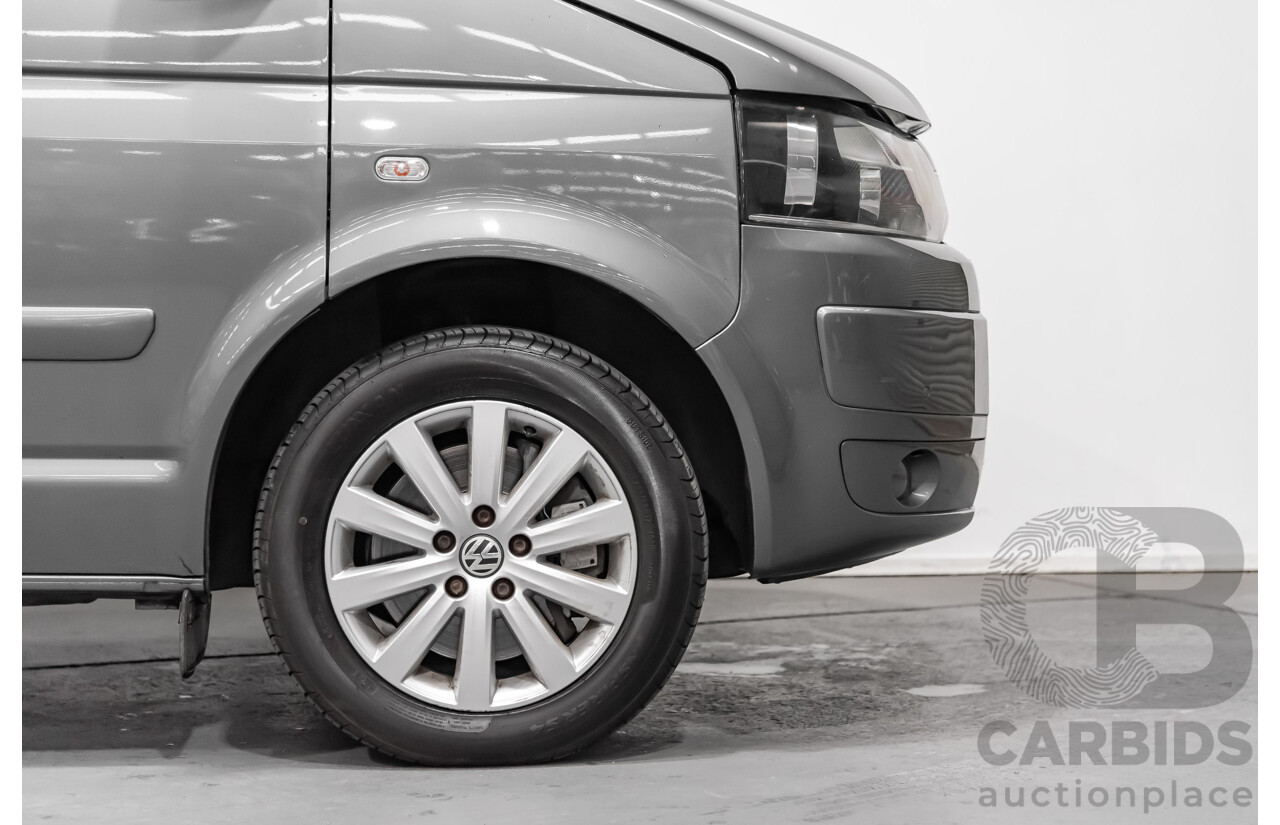 5/2010 Volkswagen Multivan 132 TDI Comfortline T5 MY10 4d Wagon Grey 2.0L Turbo Diesel