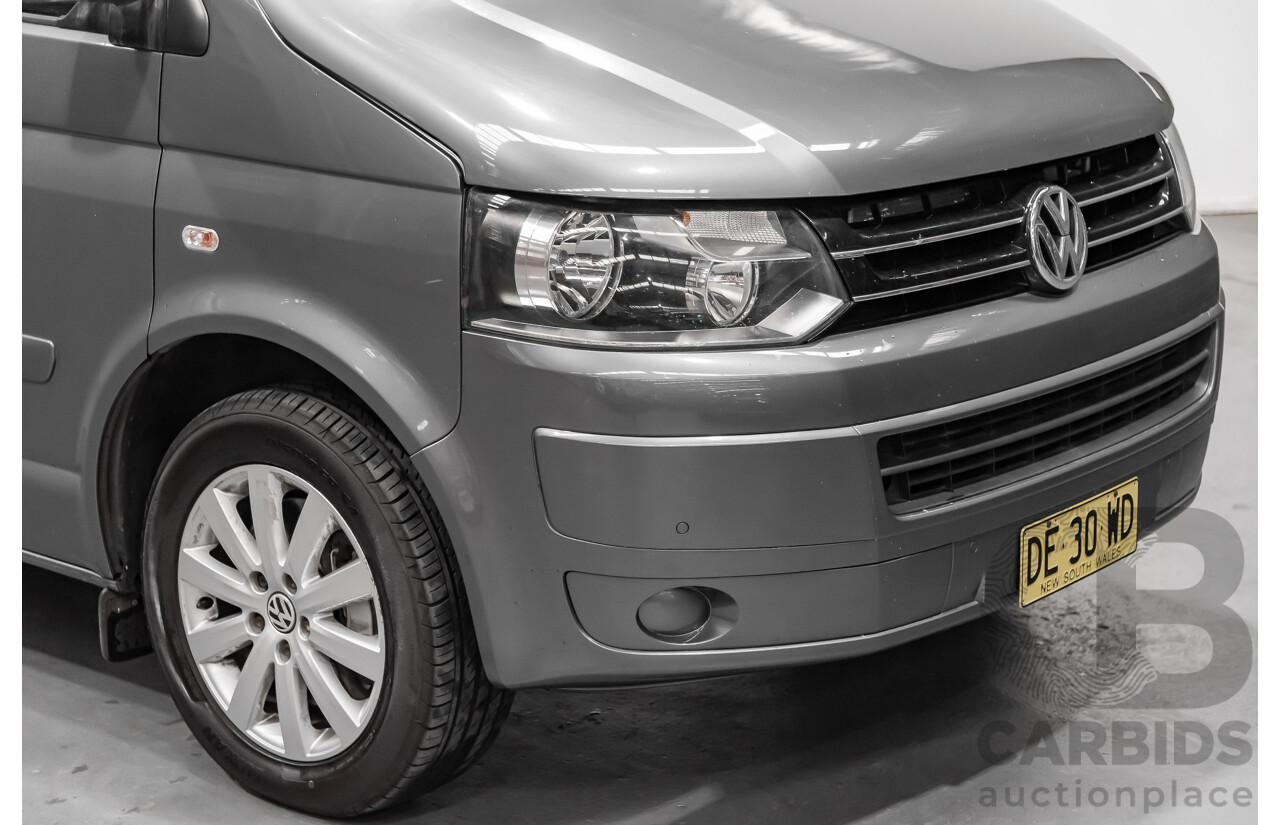5/2010 Volkswagen Multivan 132 TDI Comfortline T5 MY10 4d Wagon Grey 2.0L Turbo Diesel