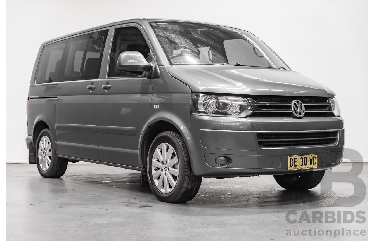5/2010 Volkswagen Multivan 132 TDI Comfortline T5 MY10 4d Wagon Grey 2.0L Turbo Diesel