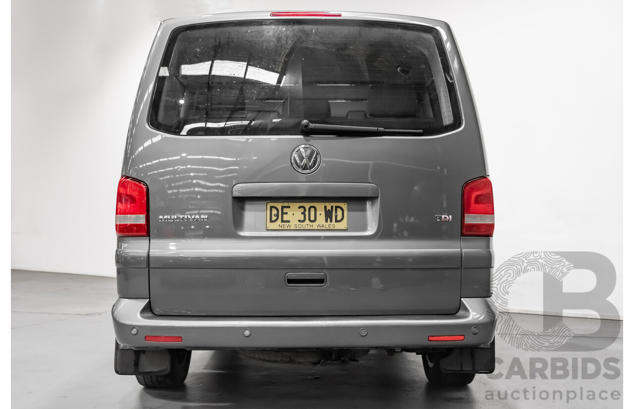 5/2010 Volkswagen Multivan 132 TDI Comfortline T5 MY10 4d Wagon Grey 2.0L Turbo Diesel