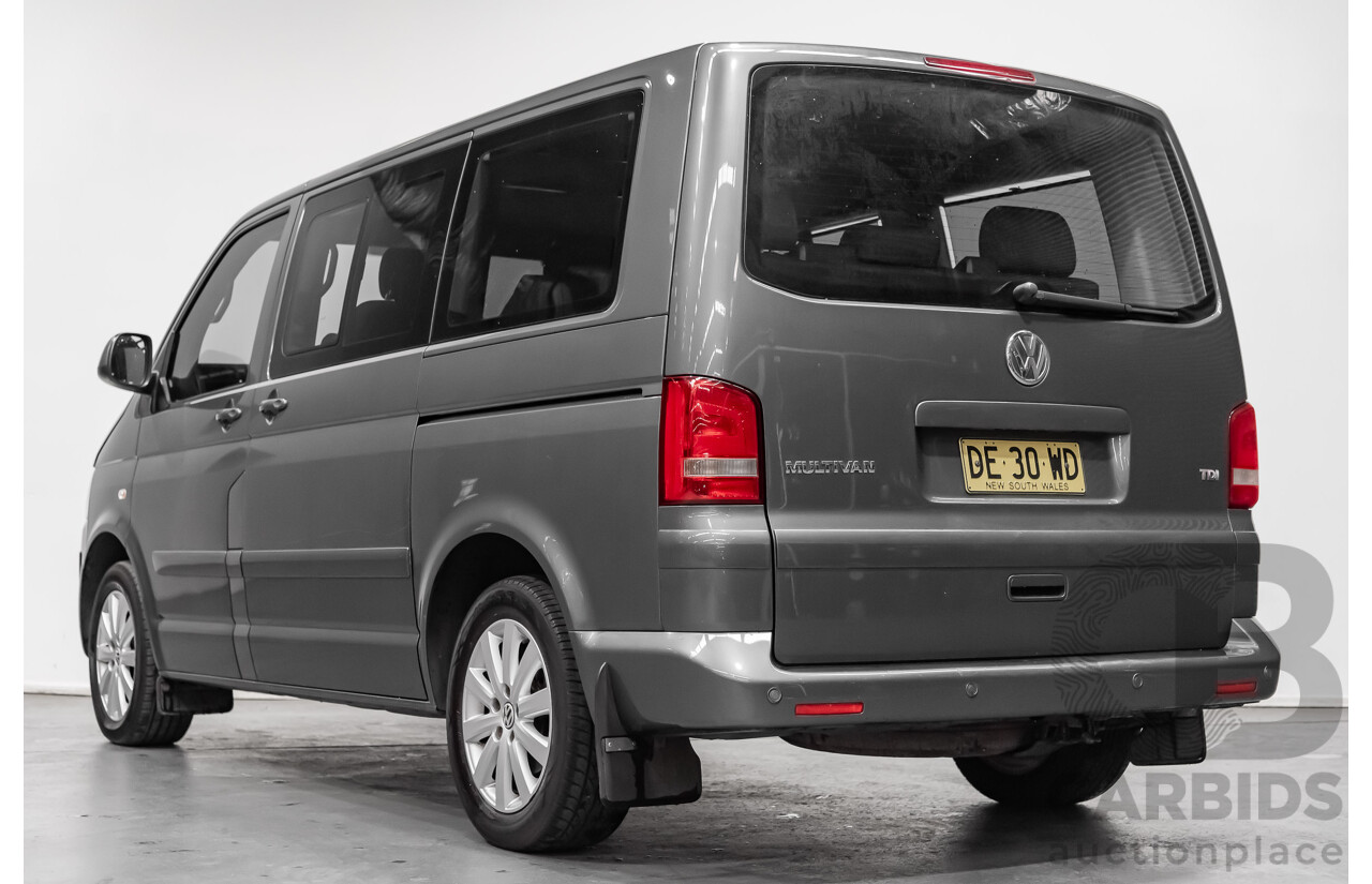 5/2010 Volkswagen Multivan 132 TDI Comfortline T5 MY10 4d Wagon Grey 2.0L Turbo Diesel