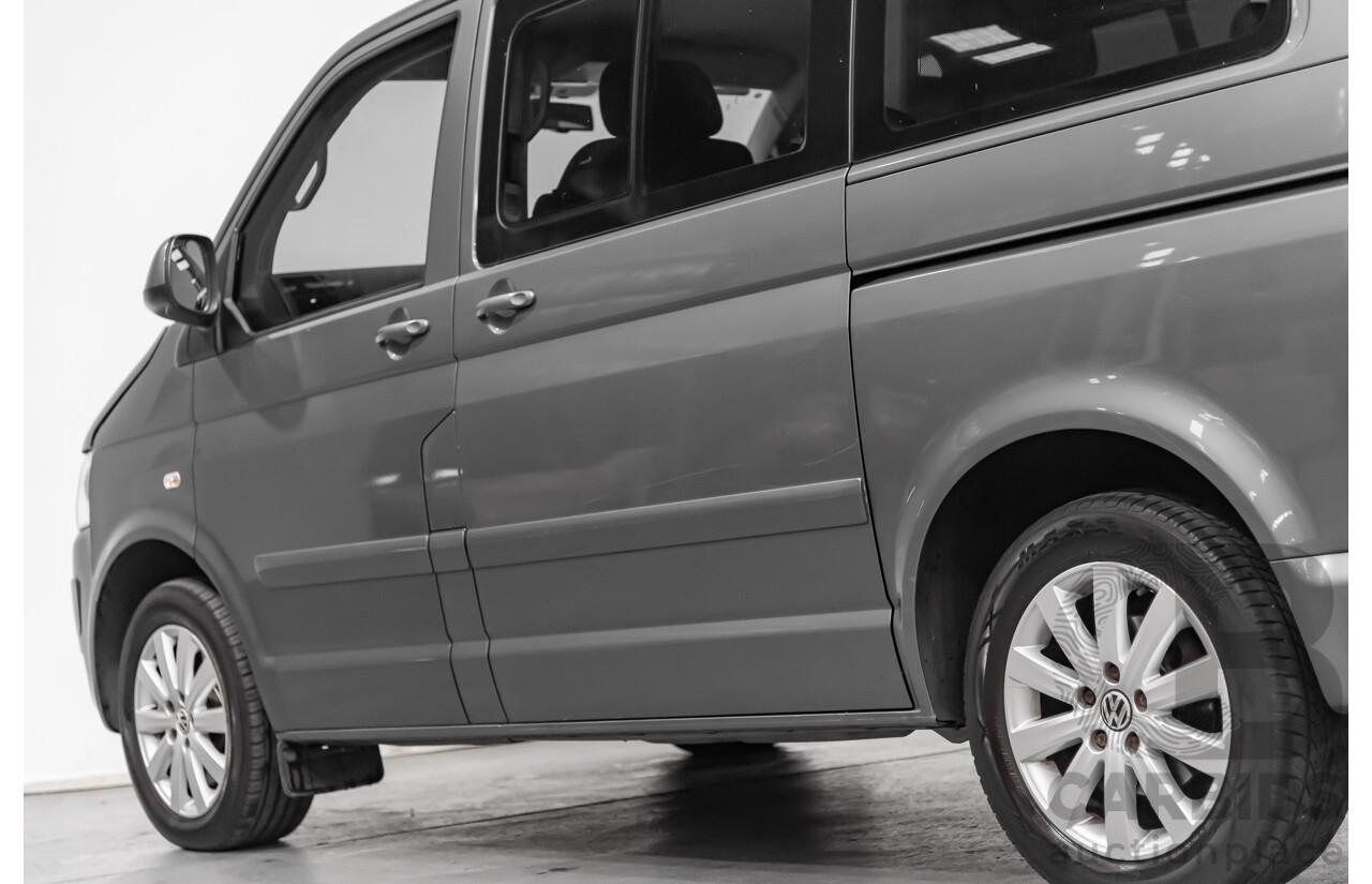 5/2010 Volkswagen Multivan 132 TDI Comfortline T5 MY10 4d Wagon Grey 2.0L Turbo Diesel