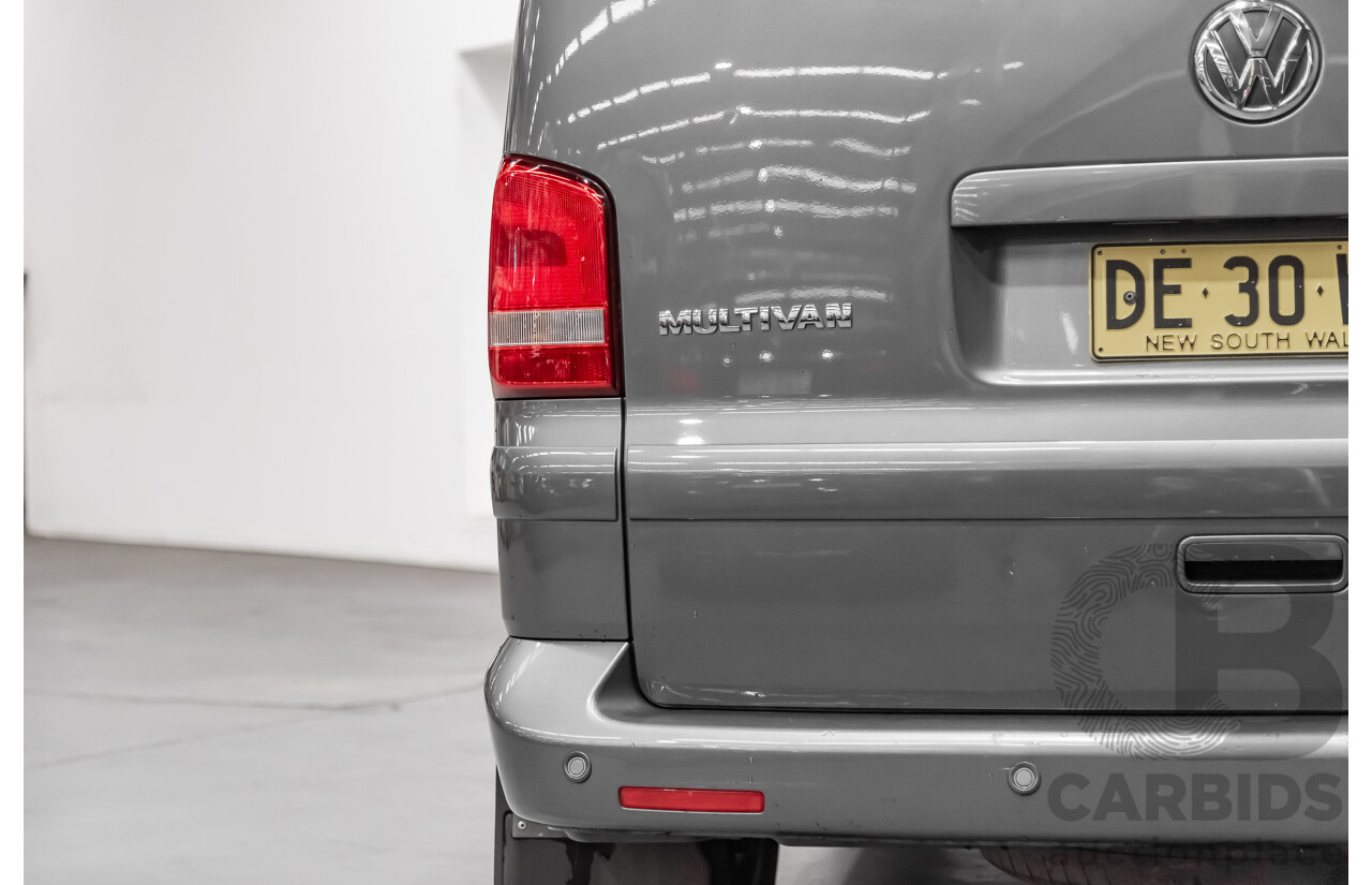 5/2010 Volkswagen Multivan 132 TDI Comfortline T5 MY10 4d Wagon Grey 2.0L Turbo Diesel