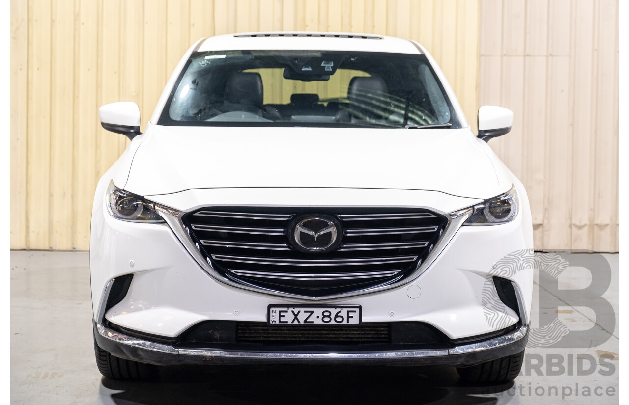 7/2017 Mazda CX-9 Azami (AWD) Skyactiv TC 4d Wagon White 2.5L Turbo Petrol - 7 Seater