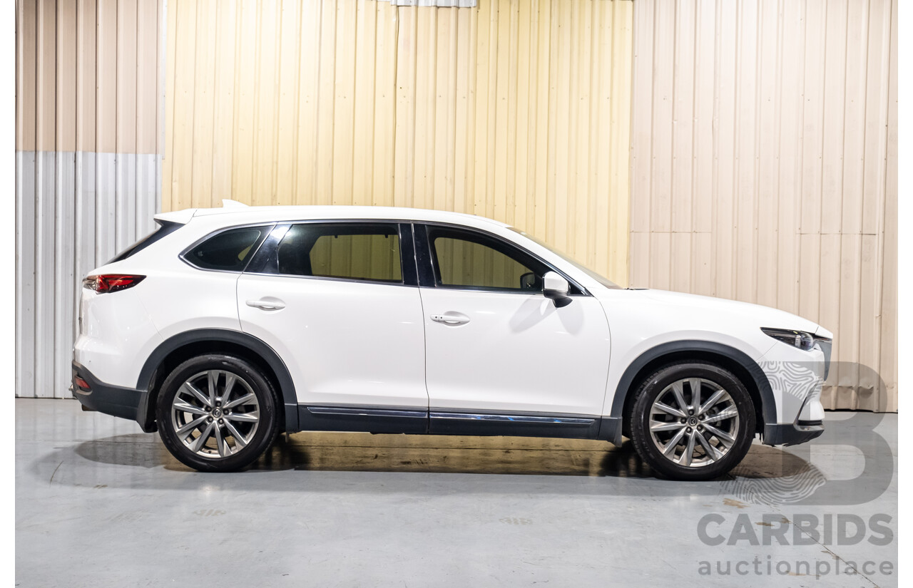 7/2017 Mazda CX-9 Azami (AWD) Skyactiv TC 4d Wagon White 2.5L Turbo Petrol - 7 Seater