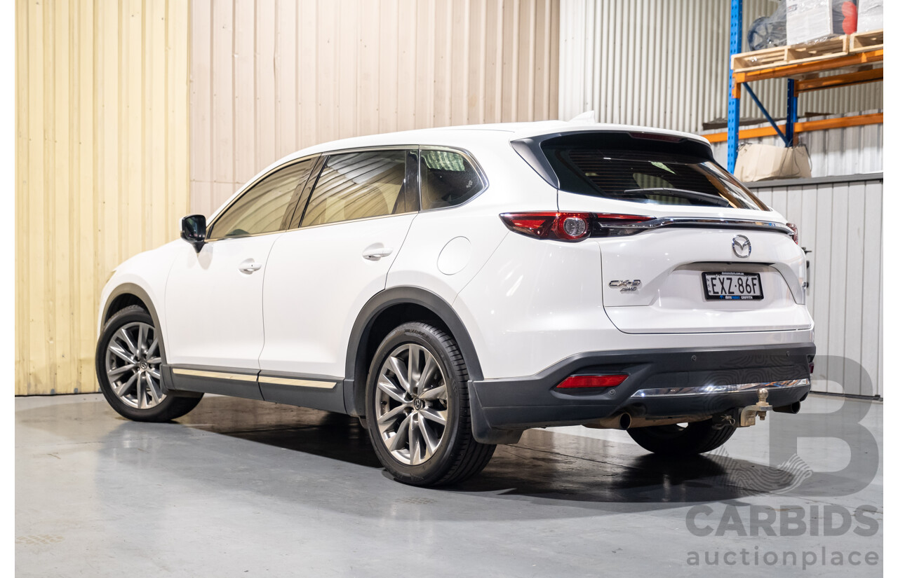 7/2017 Mazda CX-9 Azami (AWD) Skyactiv TC 4d Wagon White 2.5L Turbo Petrol - 7 Seater