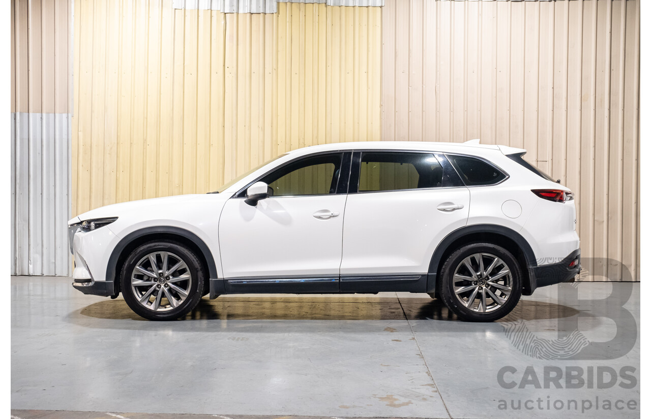 7/2017 Mazda CX-9 Azami (AWD) Skyactiv TC 4d Wagon White 2.5L Turbo Petrol - 7 Seater