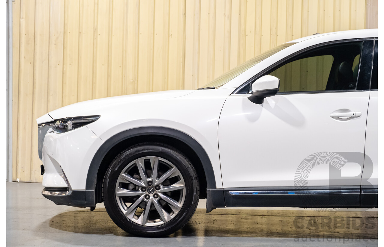 7/2017 Mazda CX-9 Azami (AWD) Skyactiv TC 4d Wagon White 2.5L Turbo Petrol - 7 Seater