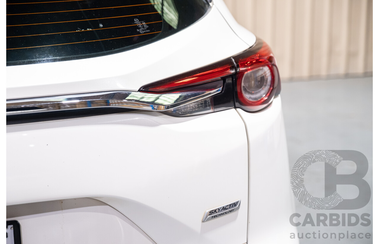 7/2017 Mazda CX-9 Azami (AWD) Skyactiv TC 4d Wagon White 2.5L Turbo Petrol - 7 Seater