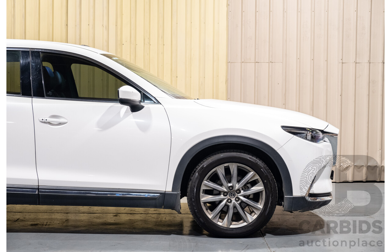 7/2017 Mazda CX-9 Azami (AWD) Skyactiv TC 4d Wagon White 2.5L Turbo Petrol - 7 Seater
