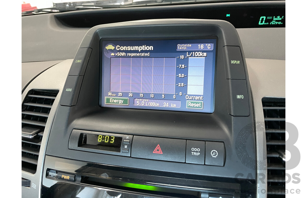 7/2004 Toyota Prius Hybrid NHW20R 5d Hatchback Green 1.5L
