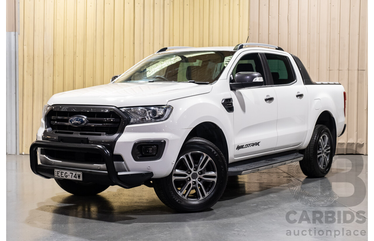 11/2019 Ford Ranger Wildtrak Bi-Turbo (4x4) MY19.75 PX MKIII Dual Cab P/Up White Twin Turbo Diesel 2.0L