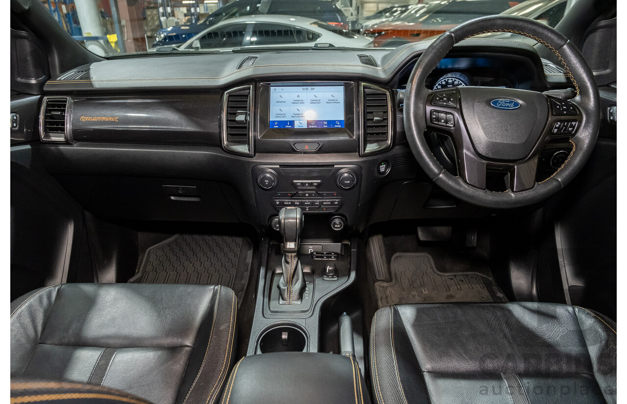 11/2019 Ford Ranger Wildtrak Bi-Turbo (4x4) MY19.75 PX MKIII Dual Cab P/Up White Twin Turbo Diesel 2.0L