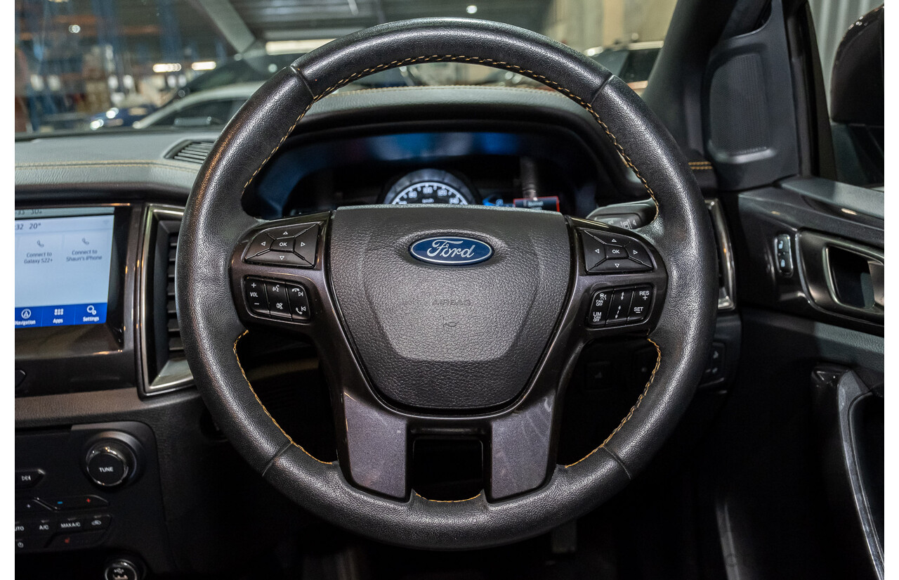 11/2019 Ford Ranger Wildtrak Bi-Turbo (4x4) MY19.75 PX MKIII Dual Cab P/Up White Twin Turbo Diesel 2.0L