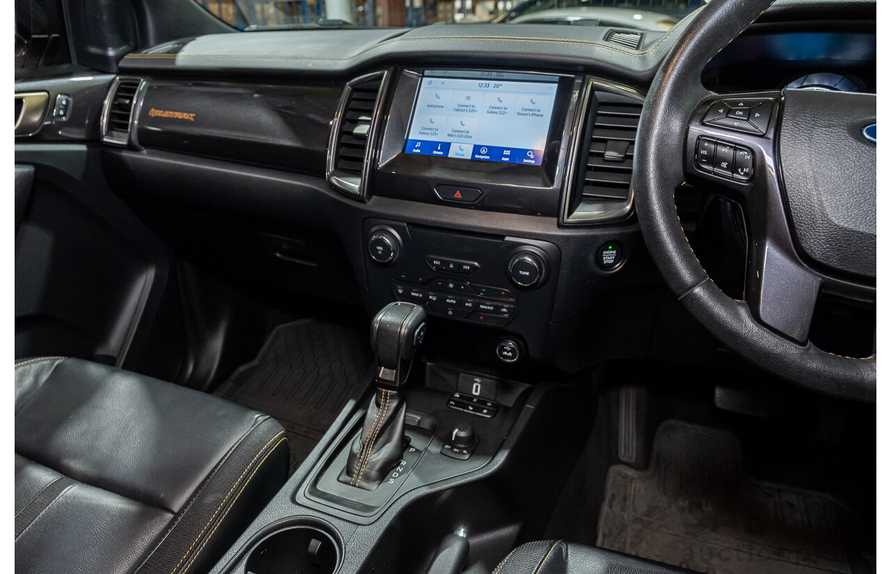 11/2019 Ford Ranger Wildtrak Bi-Turbo (4x4) MY19.75 PX MKIII Dual Cab P/Up White Twin Turbo Diesel 2.0L