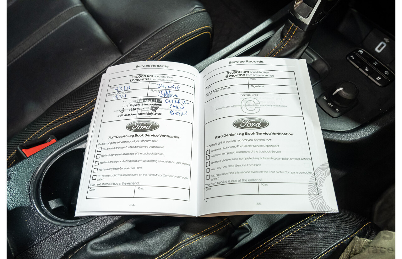 11/2019 Ford Ranger Wildtrak Bi-Turbo (4x4) MY19.75 PX MKIII Dual Cab P/Up White Twin Turbo Diesel 2.0L