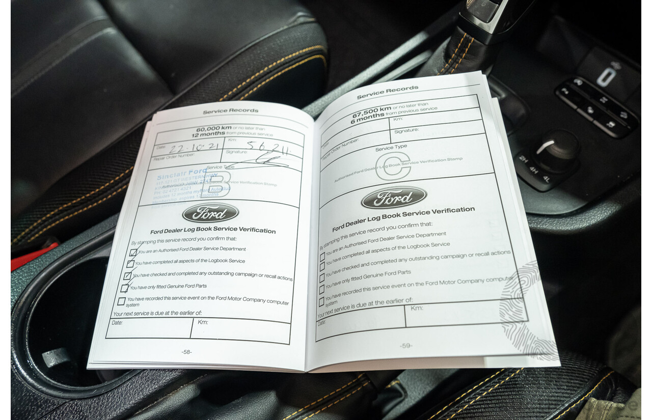 11/2019 Ford Ranger Wildtrak Bi-Turbo (4x4) MY19.75 PX MKIII Dual Cab P/Up White Twin Turbo Diesel 2.0L