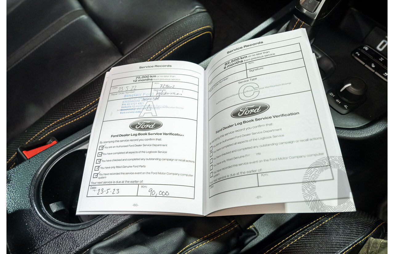 11/2019 Ford Ranger Wildtrak Bi-Turbo (4x4) MY19.75 PX MKIII Dual Cab P/Up White Twin Turbo Diesel 2.0L