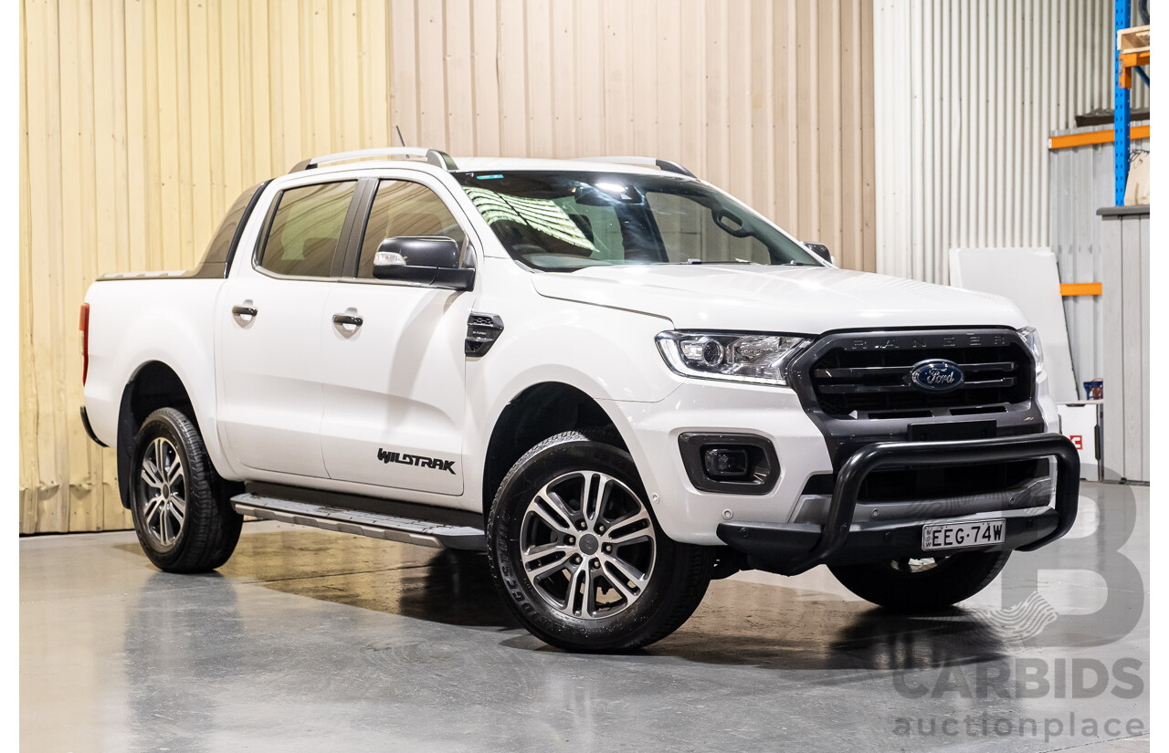 11/2019 Ford Ranger Wildtrak Bi-Turbo (4x4) MY19.75 PX MKIII Dual Cab P/Up White Twin Turbo Diesel 2.0L