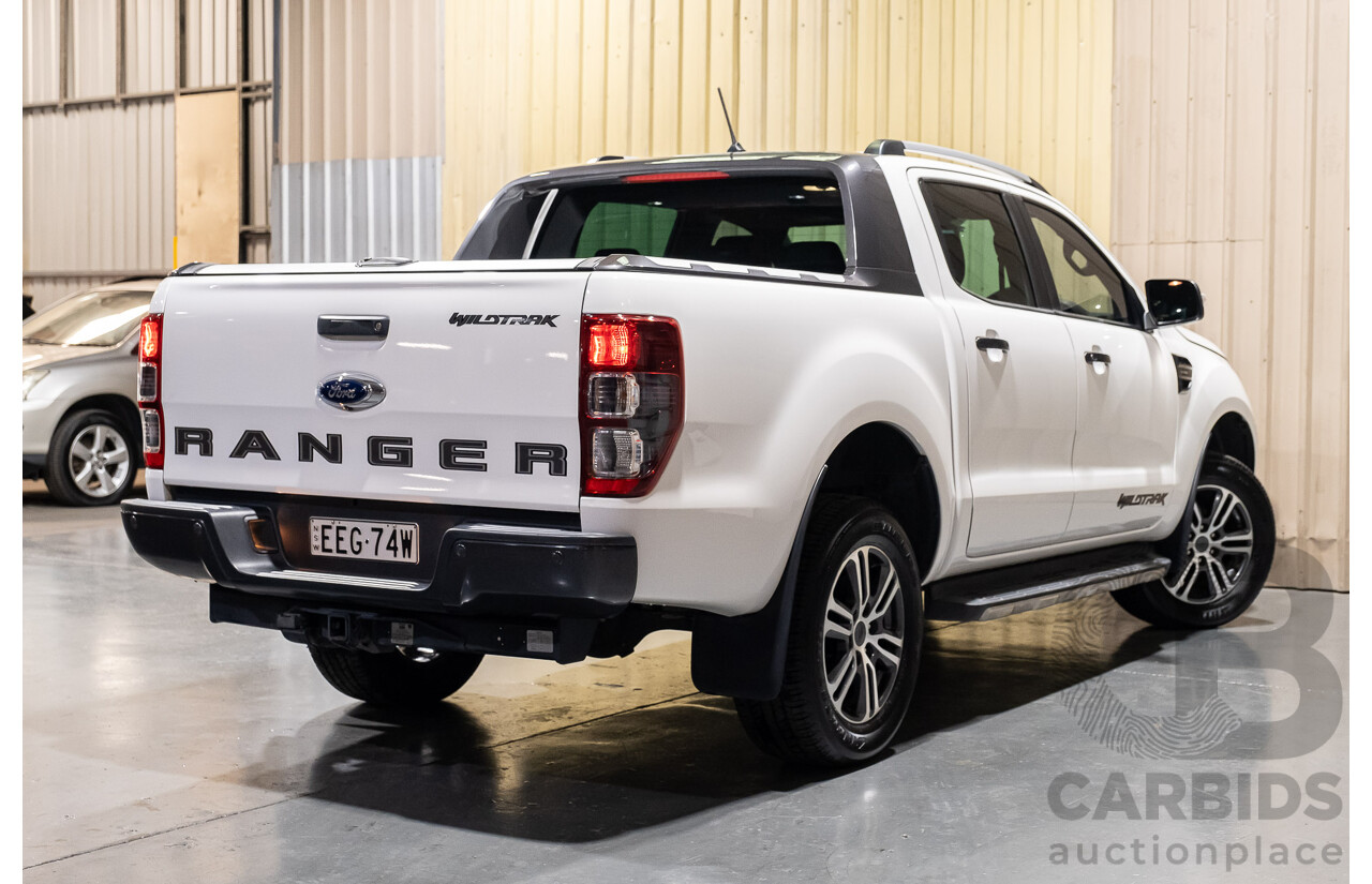 11/2019 Ford Ranger Wildtrak Bi-Turbo (4x4) MY19.75 PX MKIII Dual Cab P/Up White Twin Turbo Diesel 2.0L