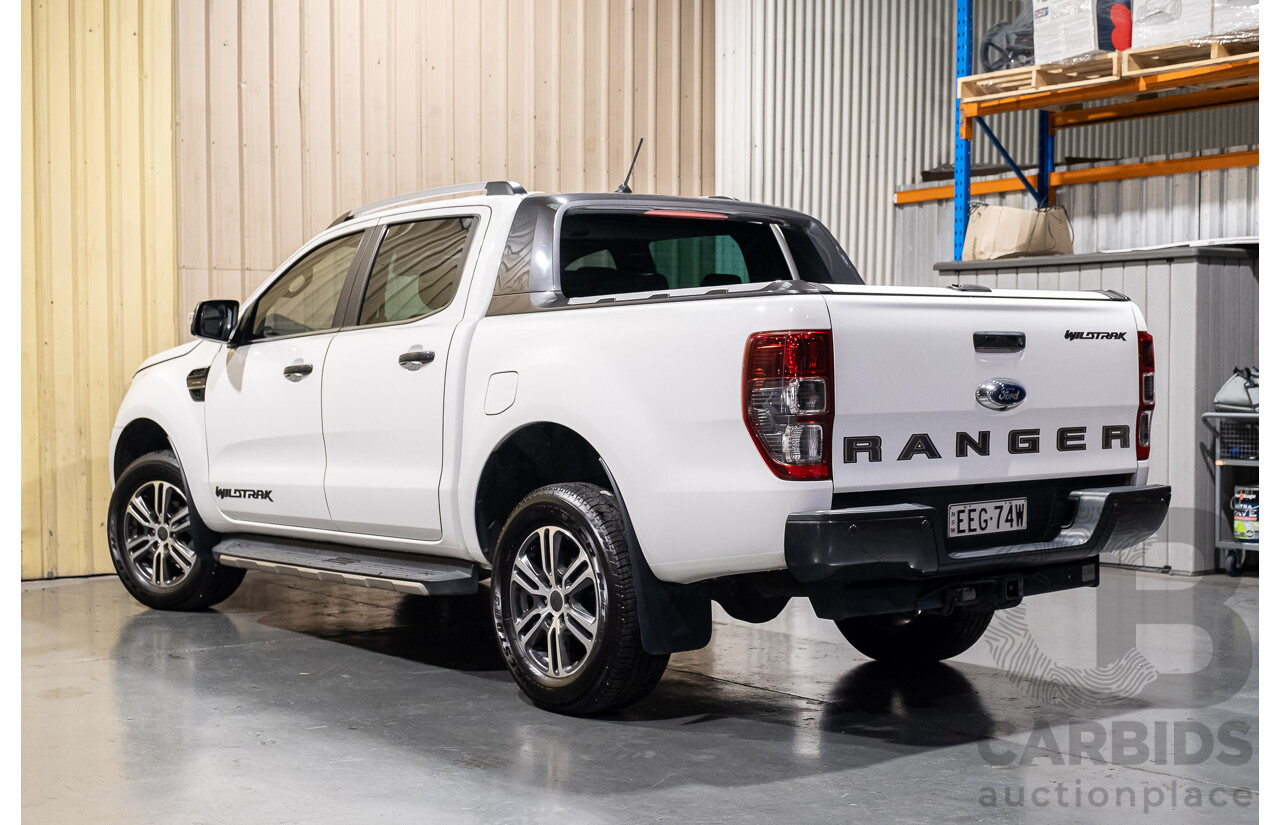 11/2019 Ford Ranger Wildtrak Bi-Turbo (4x4) MY19.75 PX MKIII Dual Cab P/Up White Twin Turbo Diesel 2.0L