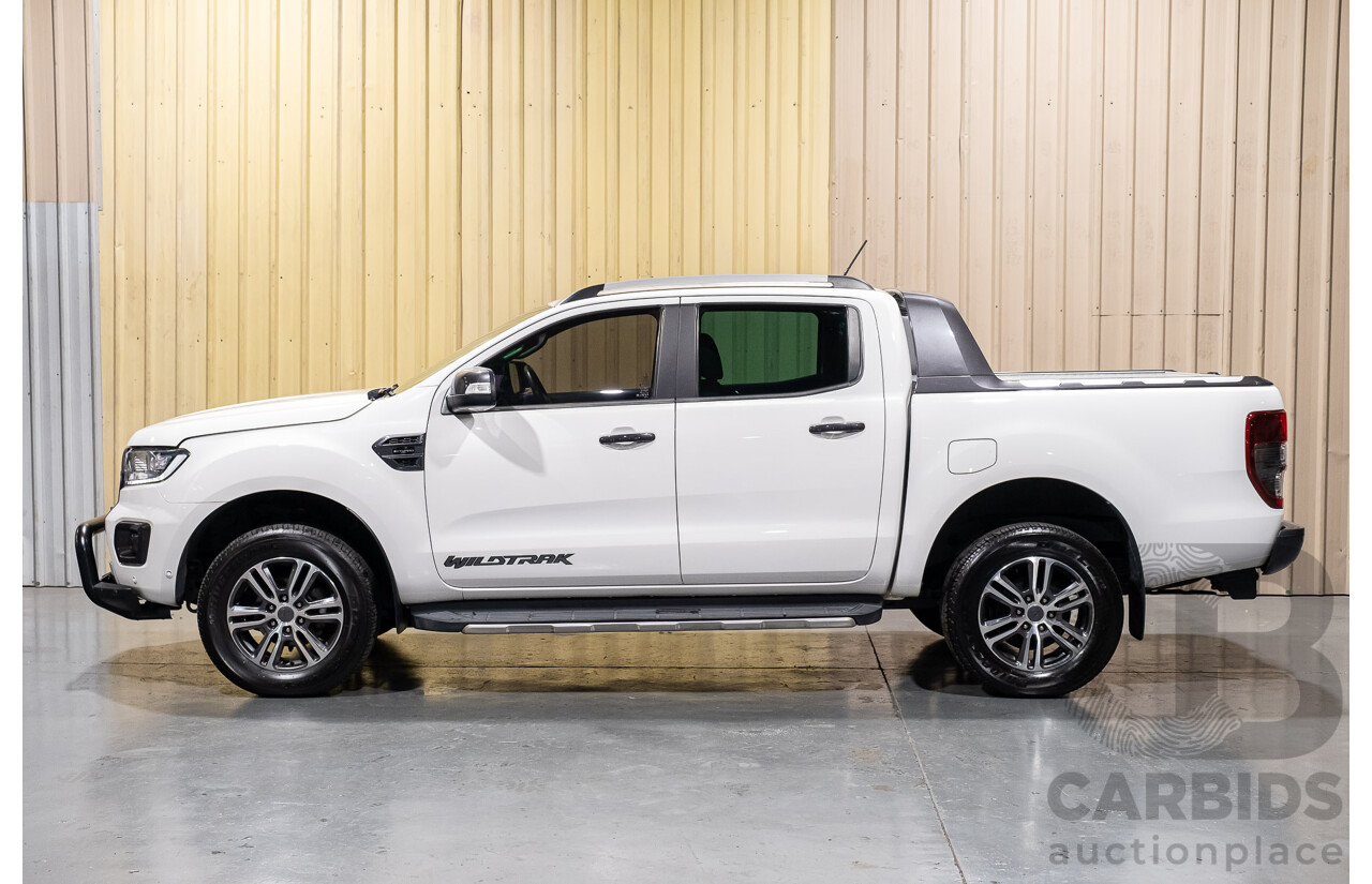 11/2019 Ford Ranger Wildtrak Bi-Turbo (4x4) MY19.75 PX MKIII Dual Cab P/Up White Twin Turbo Diesel 2.0L